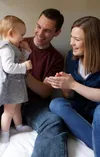 couple with small child