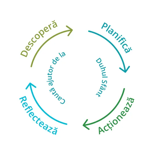 descoperă, planifică, acționează, reflectează