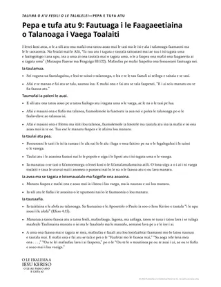 pepa tufa a le faiaoga