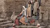 a man being healed by Christ at the pool of Bethesda