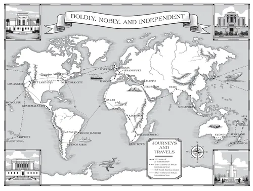 overview map of world