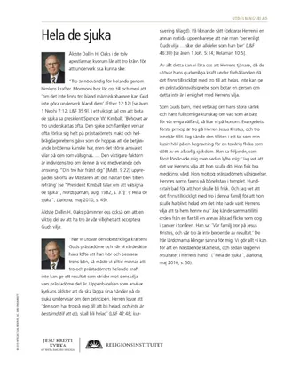 handout, Healing the Sick