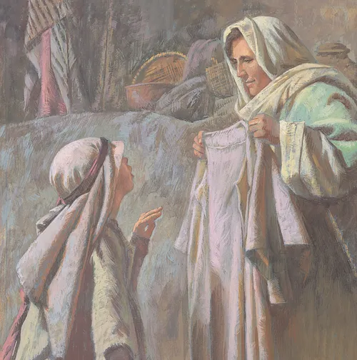 woman helping people