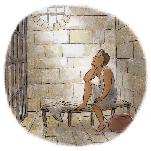Joseph in prison