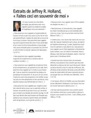 handout, Holland talk