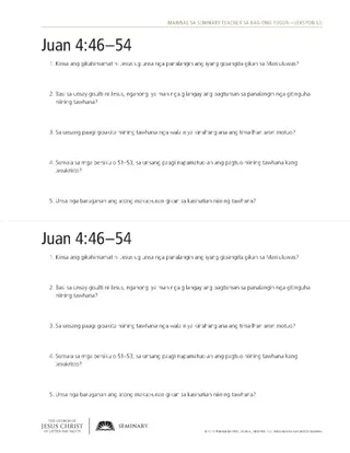 handout, John 4