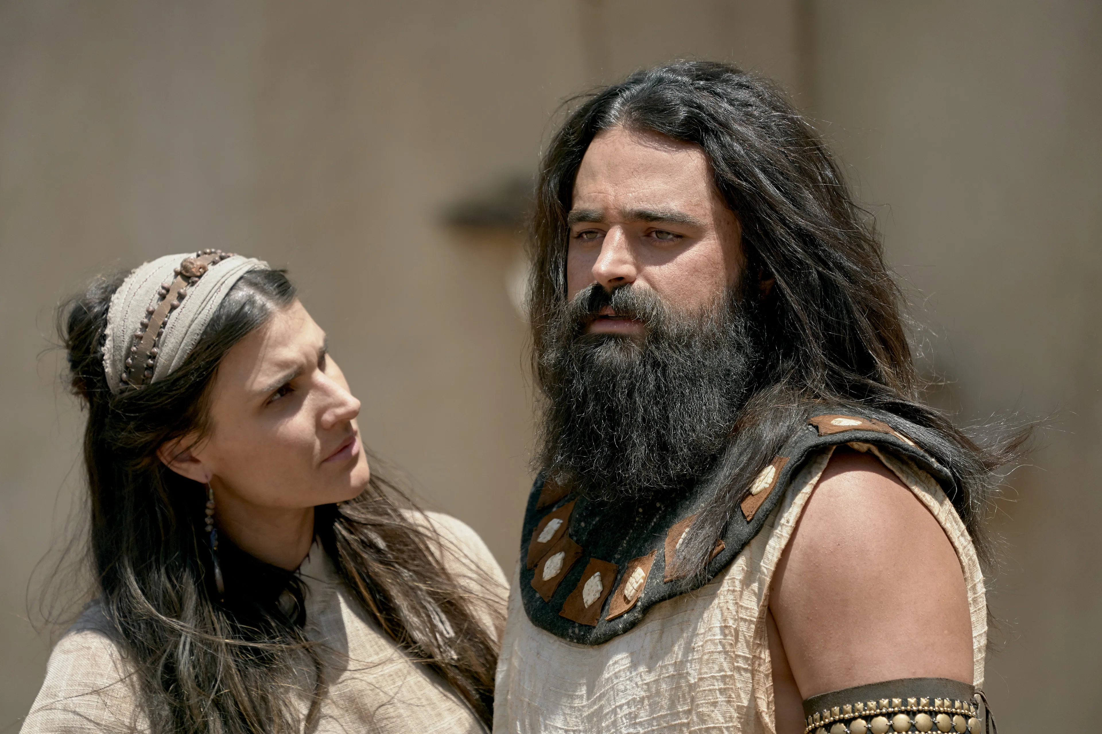 Laman and his wife listen to Lehi teaching Jacob.