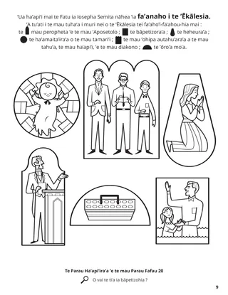 The Restored Church of Jesus Christ coloring page