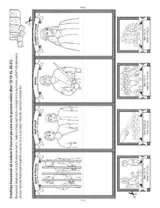 Pagină cu activități: Oamenii din Cartea lui Mormon au avut credință în Isus Hristos