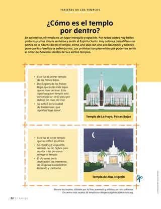 Página en PDF con ilustraciones de templos