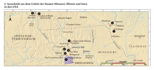 Karte 5 zur Geschichte der Kirche