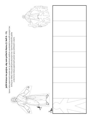 stránka s aktivitami: Ježiš ma pozýva, aby som prišiel k Nemu