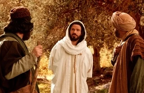 Christ talking to His disciples