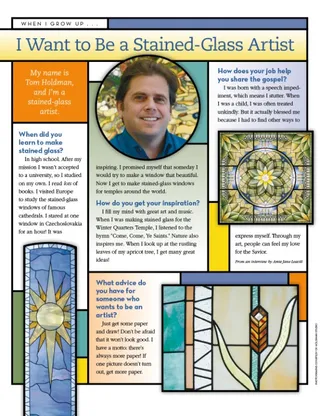 When I Grow Up … I Want to Be a Stained-Glass Artist