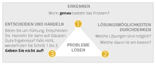 Schaubild „Probleme lösen“
