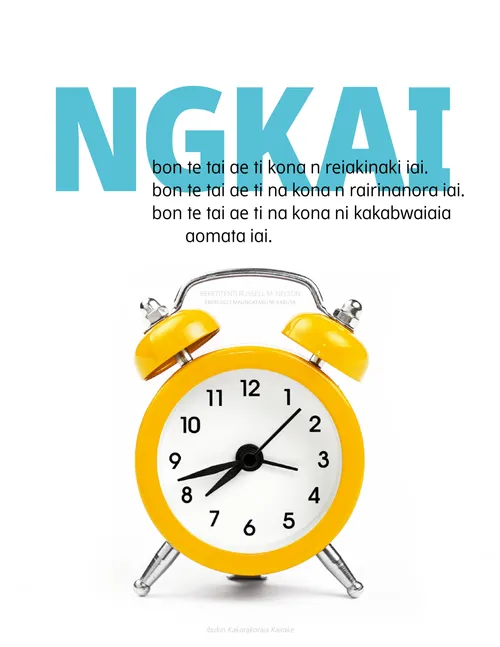 te boutita ae tamnein te tai ae beero