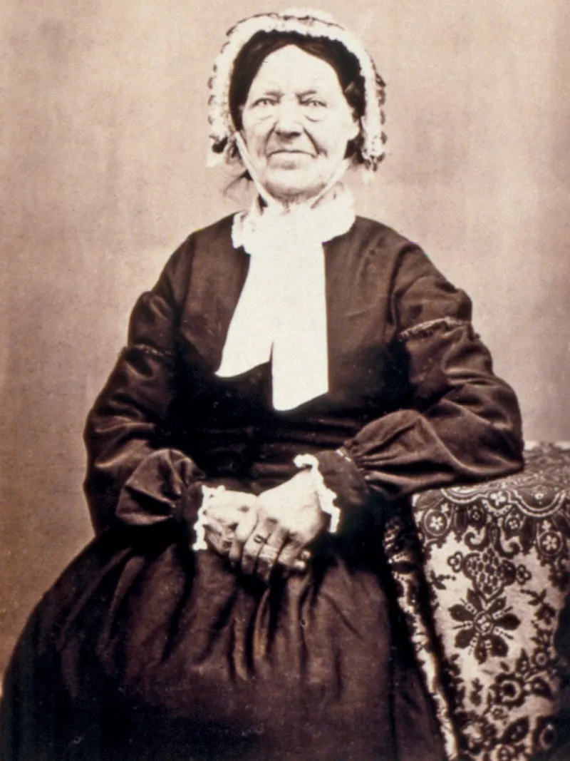 A black-and-white photograph of Vienna Jaques.