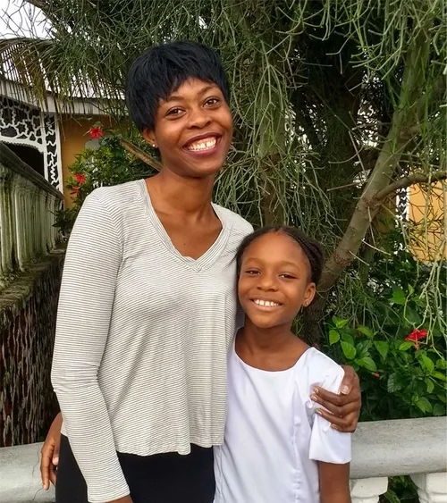 Mariama and her daughter