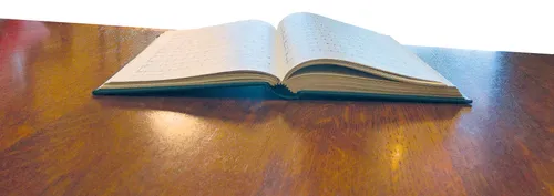 an open hymnbook