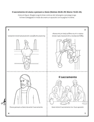 Pagina delle attività: Il sacramento