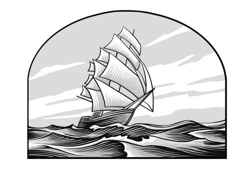 large ship sailing on the ocean