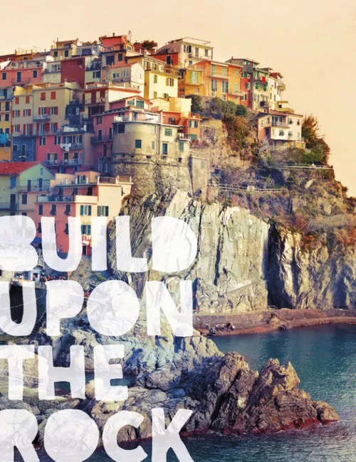 houses built on a rock