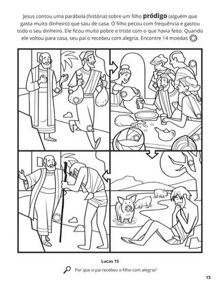The Prodigal Son coloring page