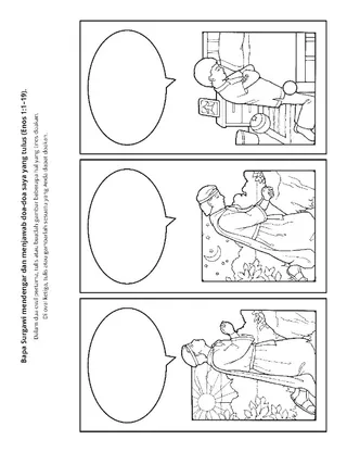 halaman kegiatan: saya dapat berdoa kepada Bapa Surgawi