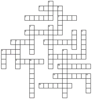 crossword puzzle