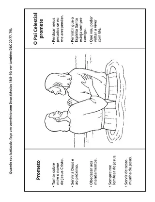 página de atividades: Fazemos convênios quando somos batizados