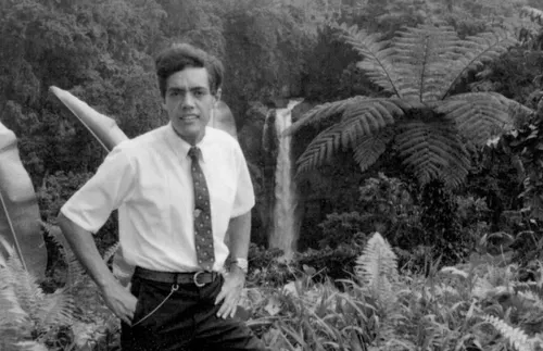 Elder O. Vincent Haleck as a young missionary