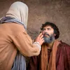 depiction of the Savior healing a blind man