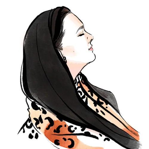 illustration of a woman