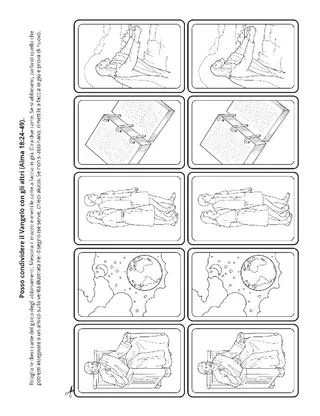 pagina delle attività: posso condividere il Vangelo con gli altri
