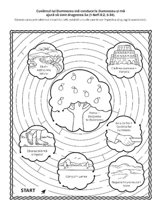 Pagină cu activități: cuvântul lui Dumnezeu mă ajută să simt dragostea Sa