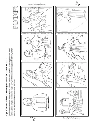 stránka s činnostmi: Mohu pamatovat na Spasitele