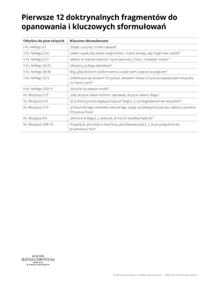 first 12 doctrinal mastery chart