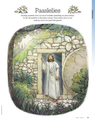 Easter lilies activity