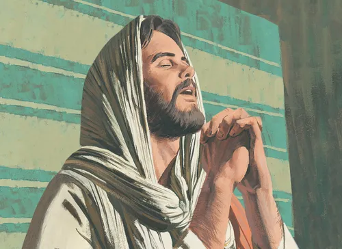 Jesus praying
