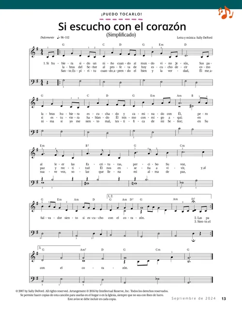 PDF de la partitura
