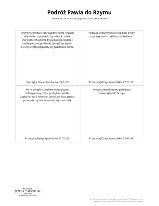 Paul’s Voyage to Rome