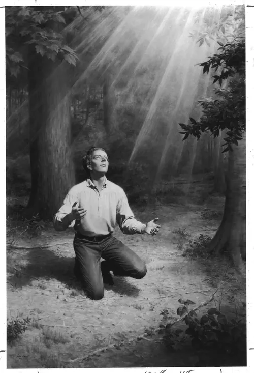 Joseph in Sacred Grove