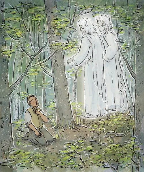 Heavenly Father and Jesus appearing to Joseph