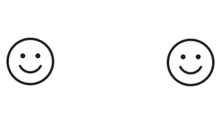 Two Smiley Faces