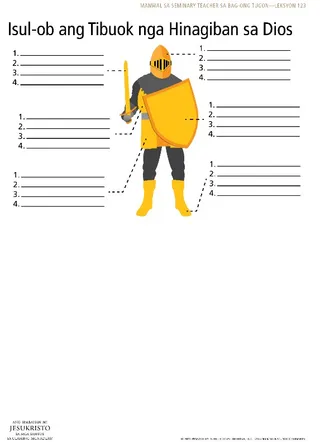 handout, armor of God