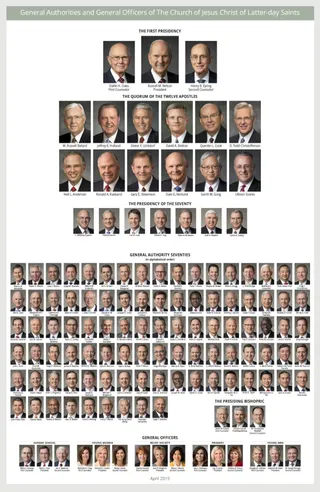 General Authority chart