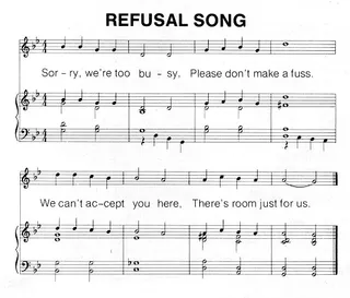 Music, Refusal Song