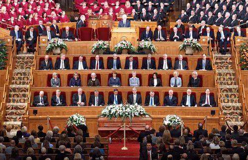 funeral for Robert D. Hales