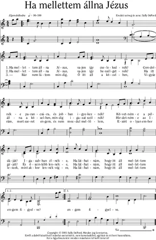 music, If the Savior Stood Beside Me