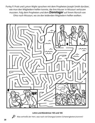 Zion’s Camp coloring page